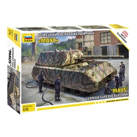 Zvezda 1:72 "Maus" German Superheavy Tank Snap-Fit