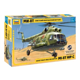 Zvezda 1:72 Mi-8T Hip-C Soviet Multi-Role Helicopter