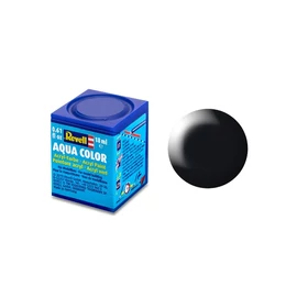 REV-36302 Revell Aqua 302 Fekete RAL 9005 selyemmatt vízbázisú makett festék