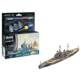 REV-65182 Revell 1:1200 Battleship HMS Duke of York SET makett hajó