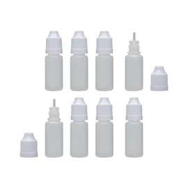 Muanyag 8 darab cseppentos palack 10ml-es