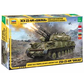 Zvezda 1:35 ZSU-23-4M "Shilka" Soviet Self Propelled Anti-Aircraft Gun