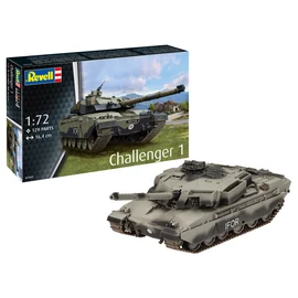 Revell 1:72 Challenger 1 tank makett