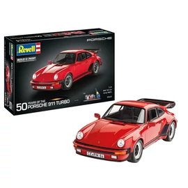 REV-5634 Revell 1:24 Gift Set Porsche 911 Turbo 50th Anniversary makett autó