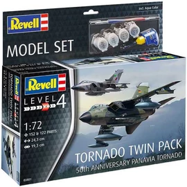 REV-63801 Revell 1:72 Tornado Twin Pack 50th Anniversary repülő makett