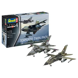 REV-3801 Revell 1:72 Tornado Twin Pack 50th Anniversary Panavia Tornado két makett repülo