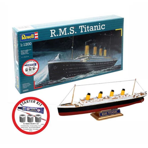 Revell 1:1200 Starter Kit R.M.S. Titanic makett hajó