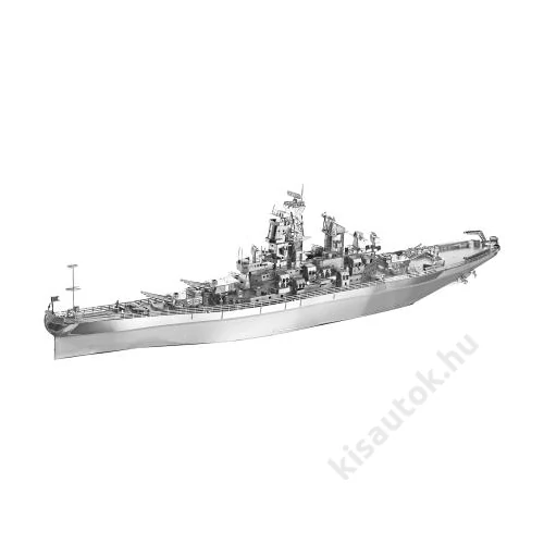Piececool USS Missouri 3d fém makett szett