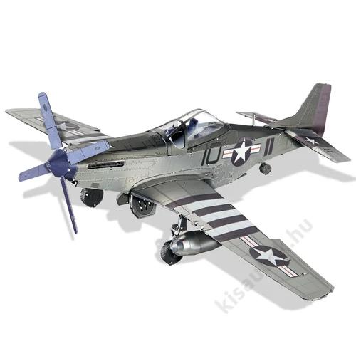 Piececool P-51 Mustang 3d fém makett szett