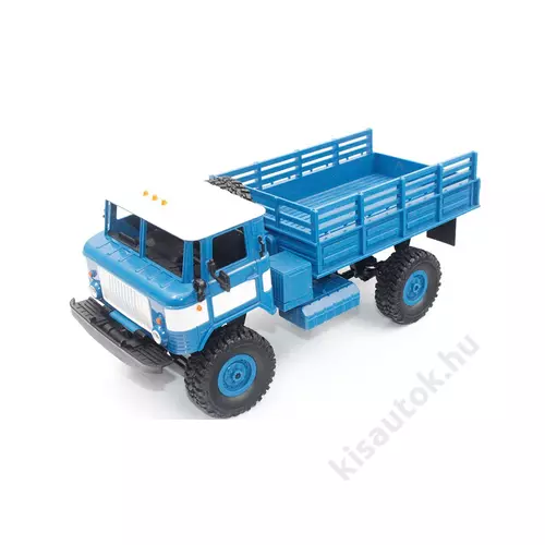 Valósághű Gaz-66 távirányítós teherautó 1/16 10km/h WPL B24 kék