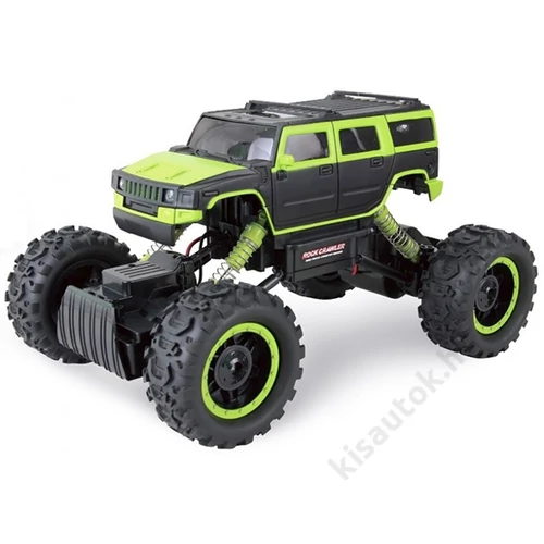 Rock Crawler 4WD Hummer távirányítós sziklamászó autó 1/14 zöld