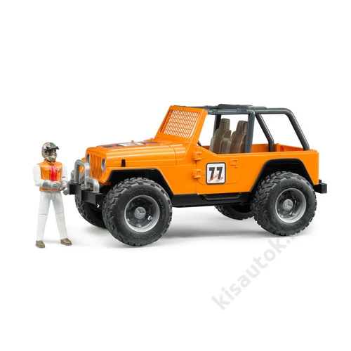 Bruder Jeep Cross terepjáró (narancs) sofőrrel