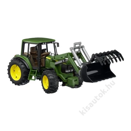 Bruder John Deere 6920 traktor homlokrakodóval