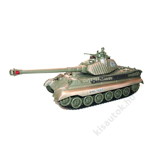 ZEGAN King Tiger távirányítós tank infra lövéssel 1/28