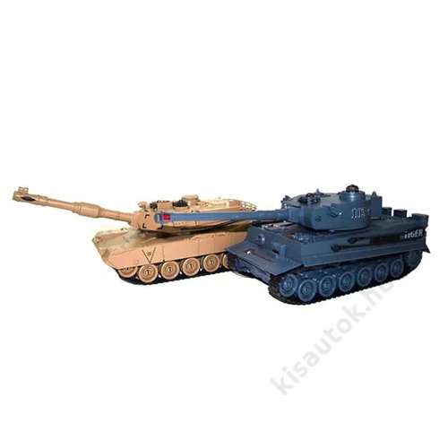 ZEGAN Tank csata szett M1A2 Abrams - Tiger 1 ellen infra lövéssel 1/28 sivatagi