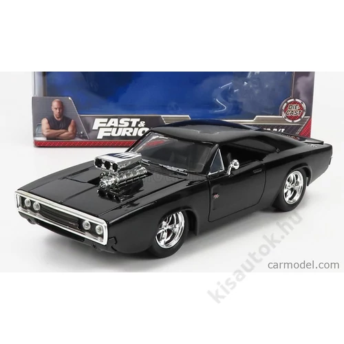 JADA - 1/24 - DOM'S DODGE CHARGER R/T 1970 - FAST & FURIOUS - BLACK