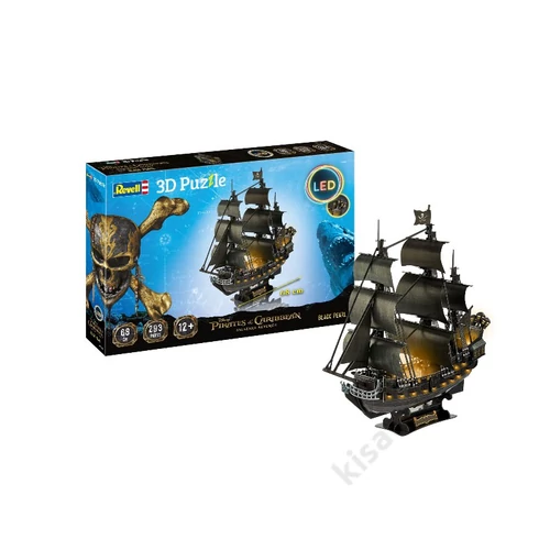Revell Fekete Gyöngy (Karib-tenger kalózai) LED-es 3D puzzle