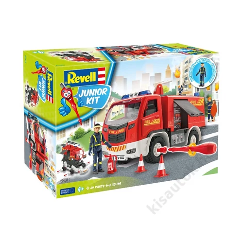 Revell 1:20 Tűzoltóautó tűzoltóval JUNIOR KIT tűzoltó makett