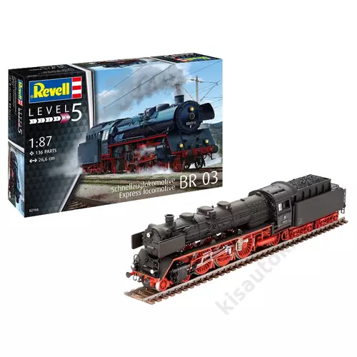 Revell 1:87 Express locomotive BR 03 mozdony makett