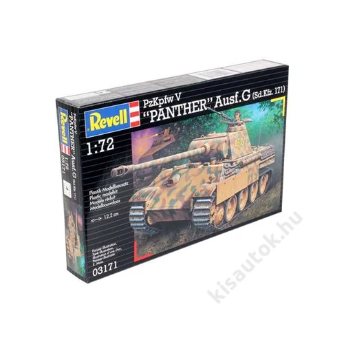 Revell 1:72 PzKpfw V "Panther" Ausf.G (Sd.Kfz. 171) tank makett