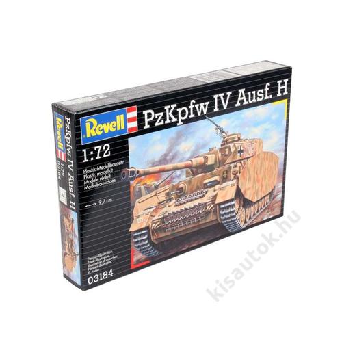 Revell 1:72 PzKpfw IV Ausf. H tank makett