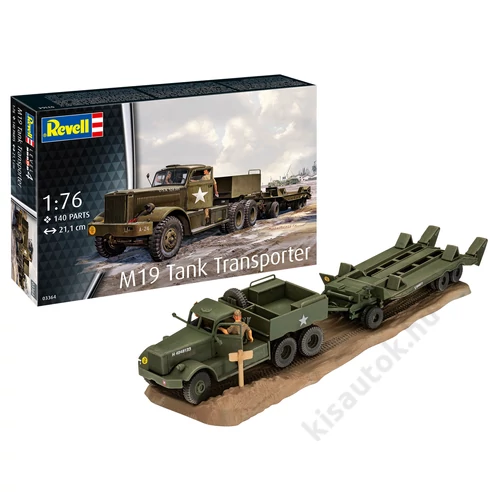 REV-3364 Revell 1:72 M19 Tank Transporter makett harcjármu