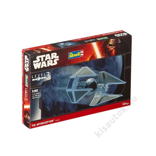 Revell 1:90 Tie Interceptor Star Wars makett