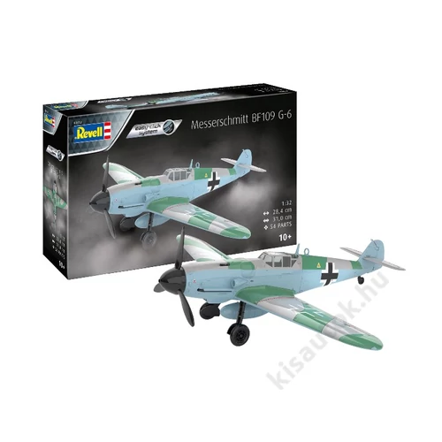REV-3653 Revell 1:32 Messerschmitt Bf109G-6 Easy-Click repülő makett