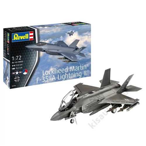 REV-3799 Revell 1:72 Lockheed Martin F-35A Lightning II makett repülo