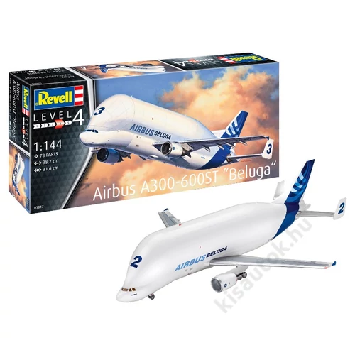 Revell 1:144 Airbus A300-600ST Beluga repülő makett