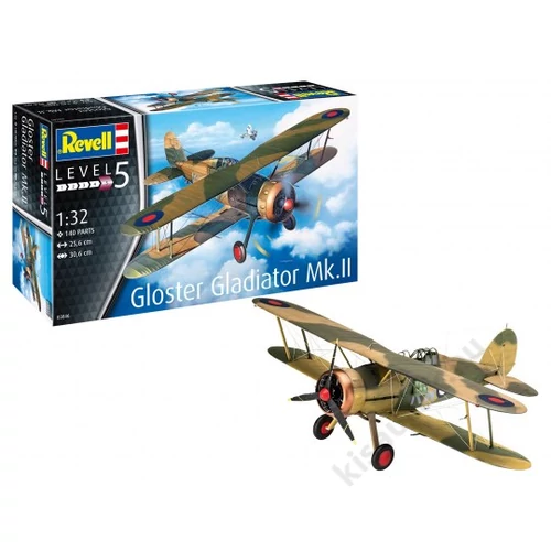 Revell 1:32 Gloster Gladiator Mk. II repülő makett