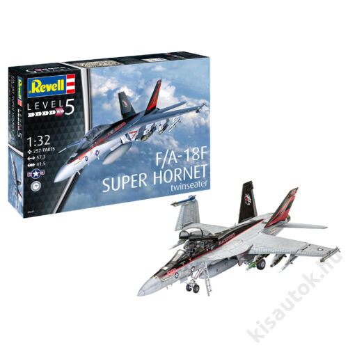 Revell 1:32 F/A-18F Super Hornet twinseater repülő makett