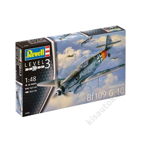 Revell 1:48 Messerschmitt Bf109 G-10 repülő makett