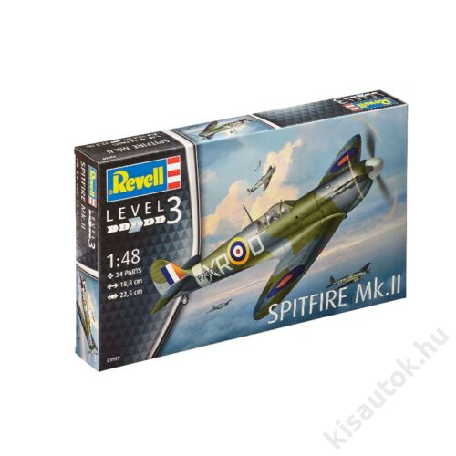 Revell 1:48 Supermarine Spitfire Mk.II repülő makett