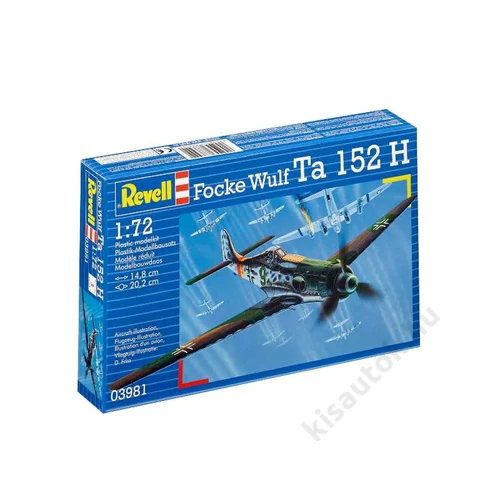 Revell 1:72 Focke Wulf Ta 152 H repülő makett