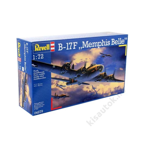 Revell 1:72 B-17F "Memphis Belle" repülő makett