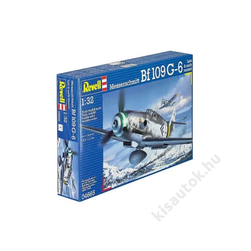 Revell 1:32 Messerschmitt Bf109 G-6 Late & early version repülő makett