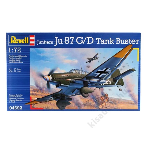Revell 1:72 Junkers Ju 87 G/D Tank Buster repülő makett