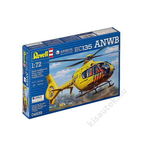 Revell 1:72 Airbus Helicopters EC135 ANWB helikopter makett