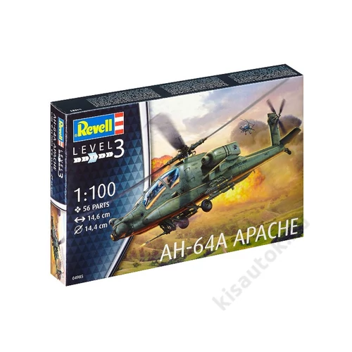 Revell 1:100 AH-64A Apache helikopter makett