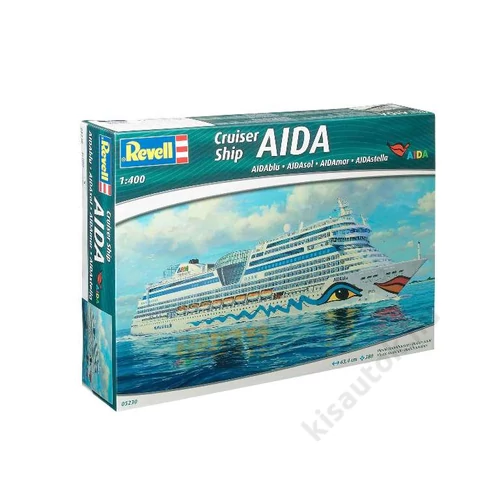 Revell 1:400 Cruiser Ship AIDA (AIDAblu, AIDAsol, AIDAmar, AIDAstella)