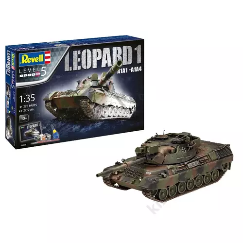 Revell 1:35 Leopard 1 A1A1-A1A4 Gift SET tank makett