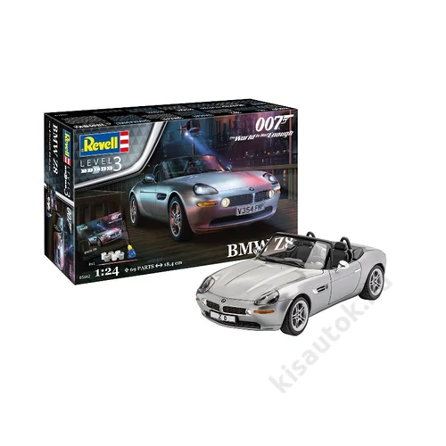 REV-5662 Revell 1:24 BMW Z8 – James Bond 007 The World Is Not Enough Gift SET autó makett