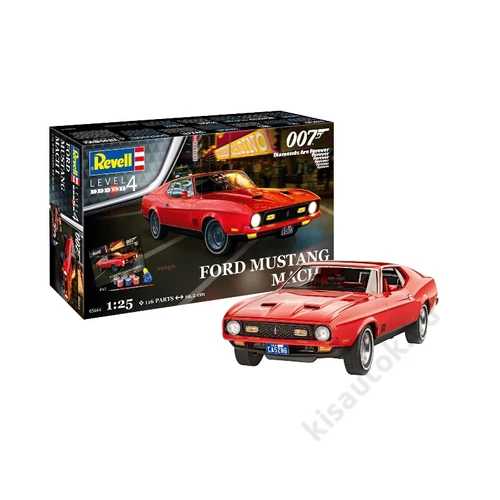 REV-5664 Revell 1:25 Ford Mustang Mach 1 – James Bond 007 Diamonds Are Forever Gift SET autó makett