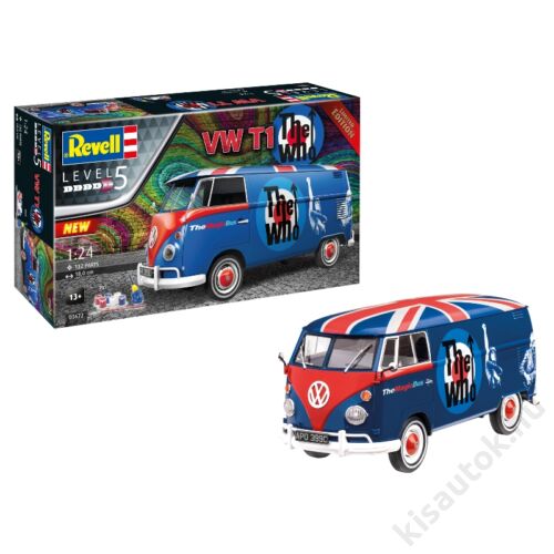 Revell 1:24 VW T1 The Who Limited Edition Gift SET autó makett