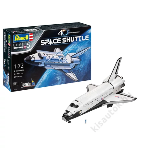 Revell 1:72 Space Shuttle 40th. Anniversary SET