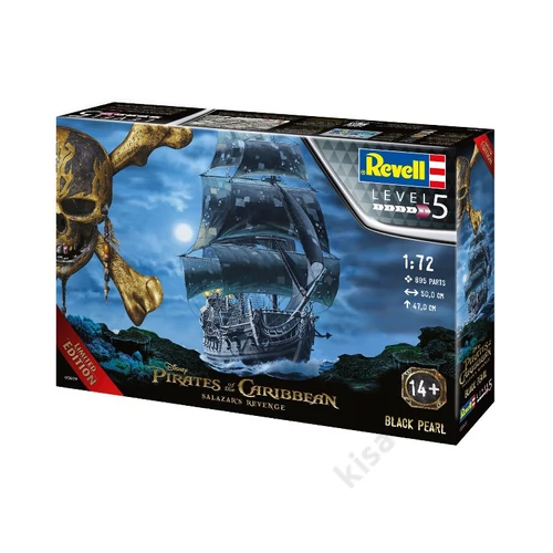 Revell 1:72 Black Pearl Pirates of the Caribbean Limited Edition hajó makett
