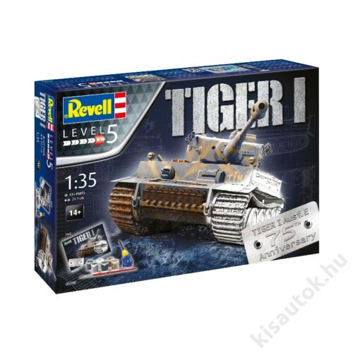 Revell 1:35 Tiger I Ausf. E 75th Anniversary Gift SET tank makett