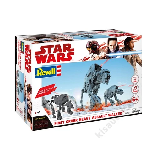 Revell 1:164 Star Wars First Order Heavy Assault Walker Build and Play