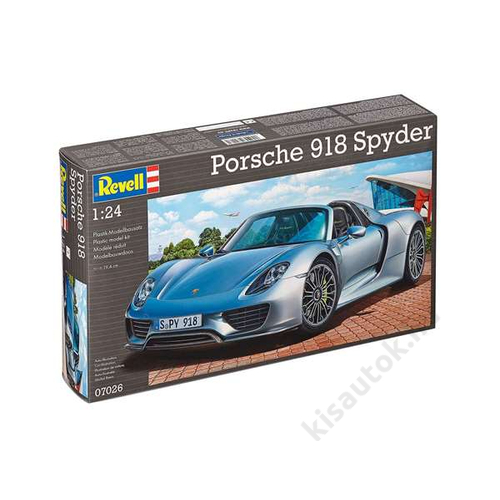 Revell 1:24 Porsche 918 Spyder autó makett